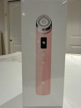 Pink Facial Device with LCD - Unbranded